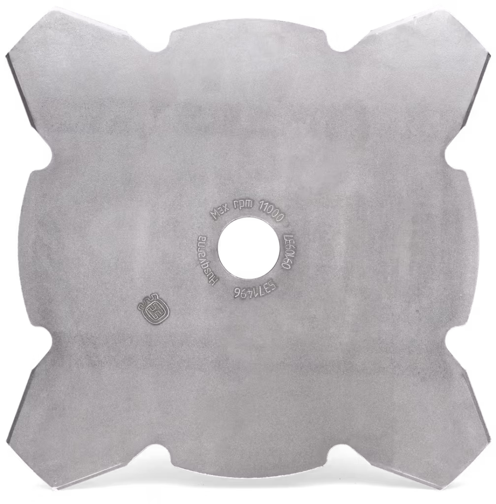 grass blade 4 tooth, ? 255mm, 1" arbor