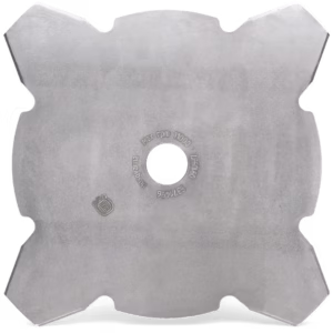 grass blade 4 tooth, ? 255mm, 1" arbor