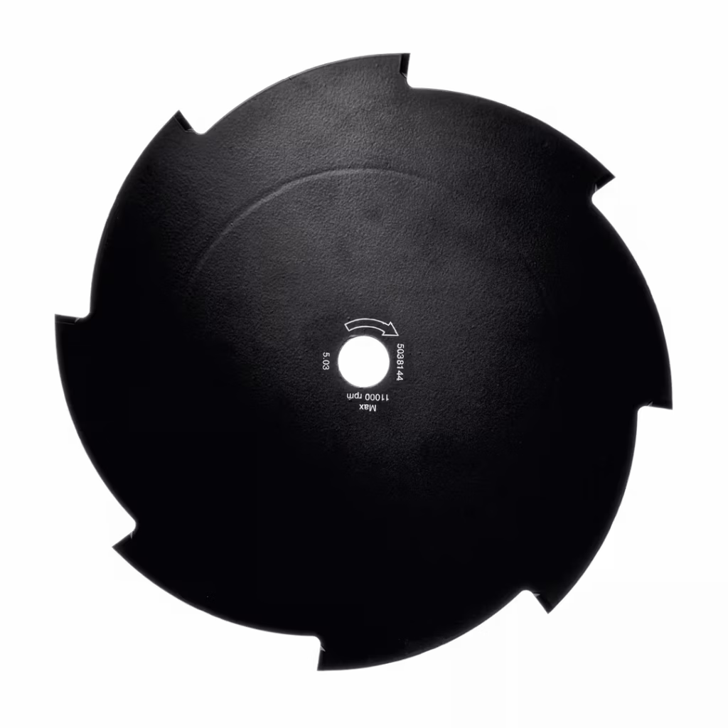 grass blade 8 tooth, ? 255mm, 1" arbor