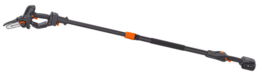 aspire? pruner 18v + pole kit with 4.0ah battery and 2.5ah charger